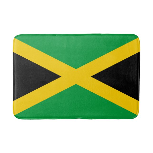 Alfombrilla De Baño Bandera de Jamaica (Anverso)
