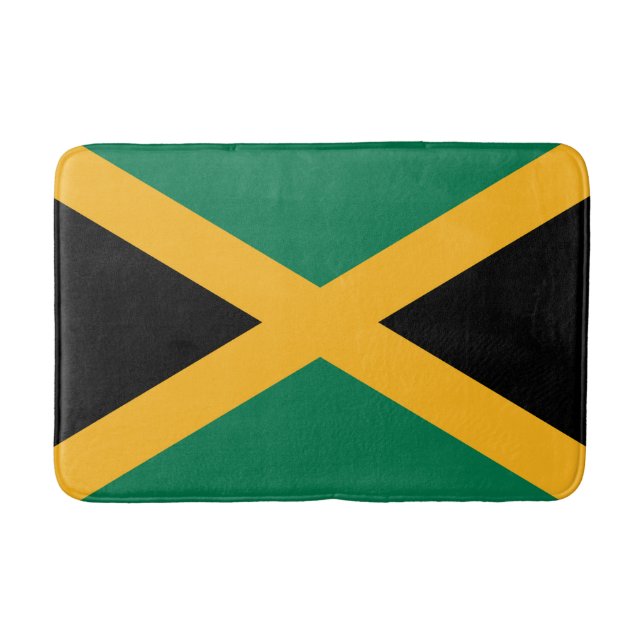 Alfombrilla De Baño Bandera de Jamaica (Anverso)