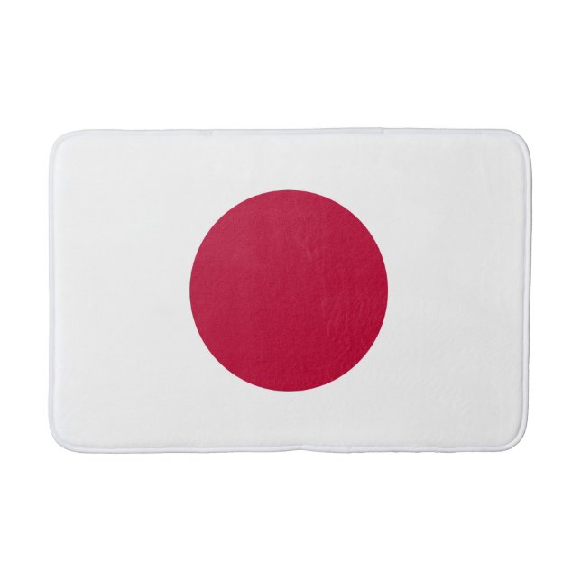 Alfombrilla De Baño Bandera de Japón (Anverso)