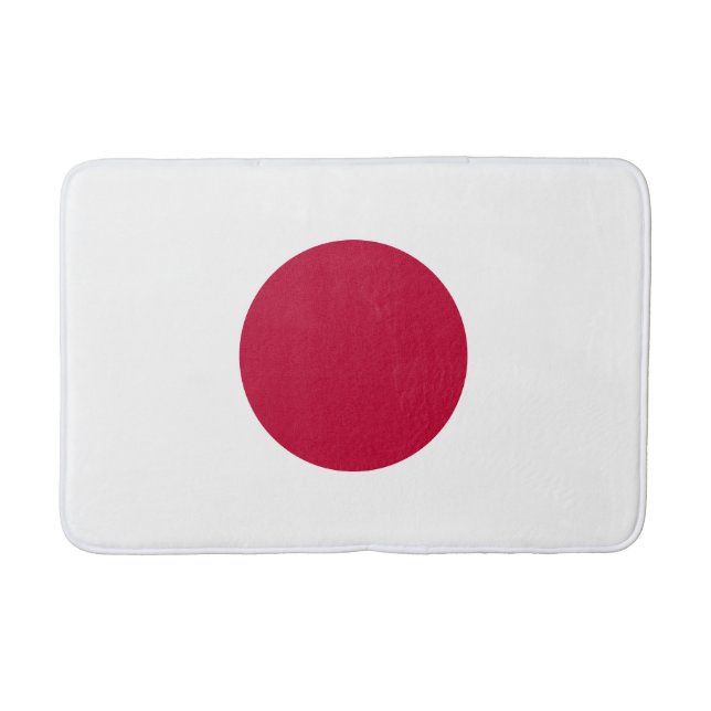 Alfombrilla De Baño Bandera de Japón (Anverso)