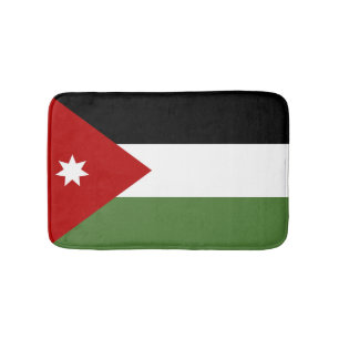 Alfombrilla De Baño Bandera de Jordania