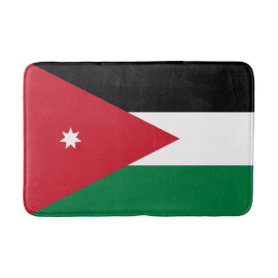 Alfombrilla De Baño Bandera de Jordania
