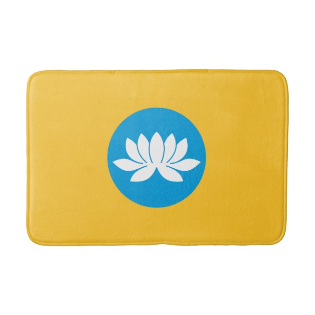 Alfombrilla De Baño Bandera de Kalmukia (Anverso)