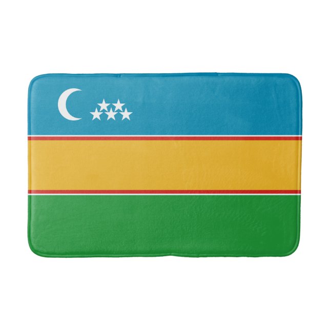 Alfombrilla De Baño Bandera de Karakalpakstan (Anverso)