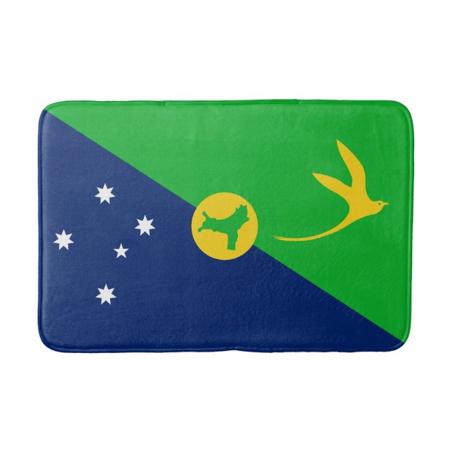 Alfombrilla De Baño Bandera de la Isla de Navidad (Anverso)