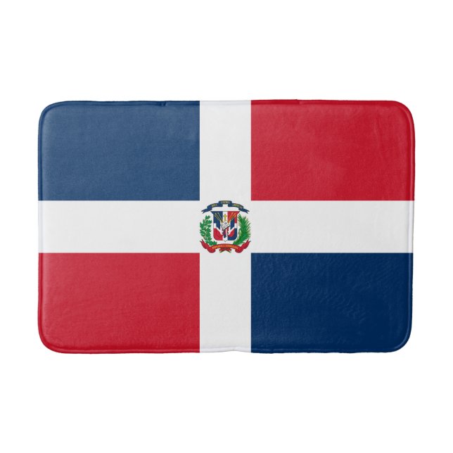 Alfombrilla De Baño Bandera de la República Dominicana (Anverso)