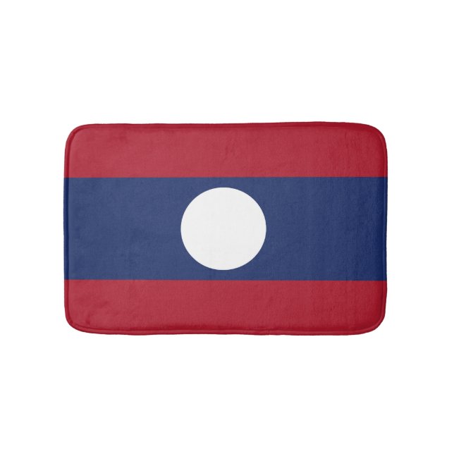 Alfombrilla De Baño bandera de Laos (Anverso)