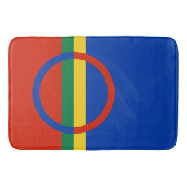 Alfombrilla De Baño Bandera de Laponia (Navidades) (Sami) (Laplander)
