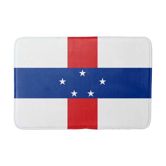 Alfombrilla De Baño Bandera de las Antillas Neerlandesas (Anverso)