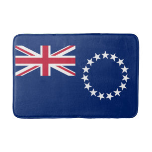 Alfombrilla De Baño Bandera de las Islas Cook