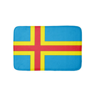 Alfombrilla De Baño Bandera de las islas de Aland