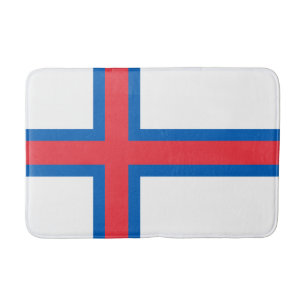 Alfombrilla De Baño Bandera de las Islas Feroe