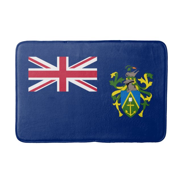 Alfombrilla De Baño Bandera de las Islas Pitcairn (Anverso)