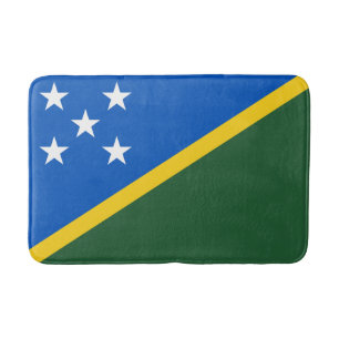 Alfombrilla De Baño Bandera de las Islas Salomón