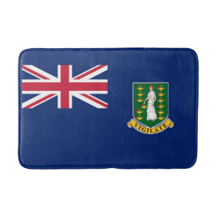 Alfombrilla De Baño Bandera de las Islas Vírgenes Británicas