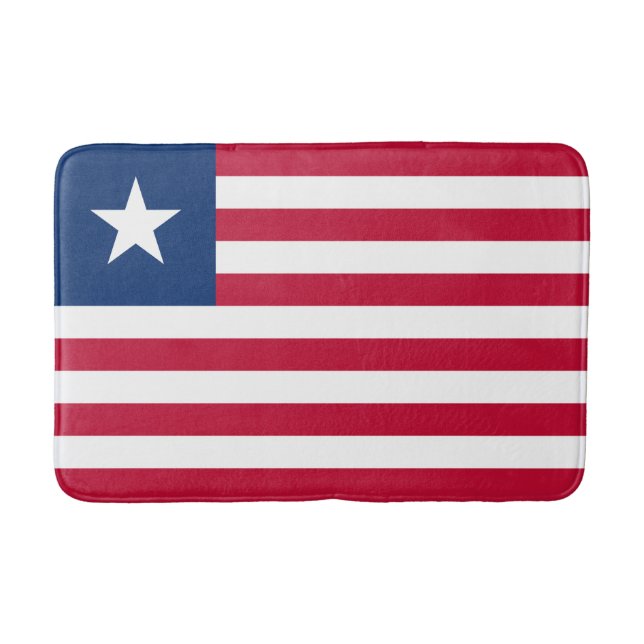 Alfombrilla De Baño Bandera de Liberia (Anverso)
