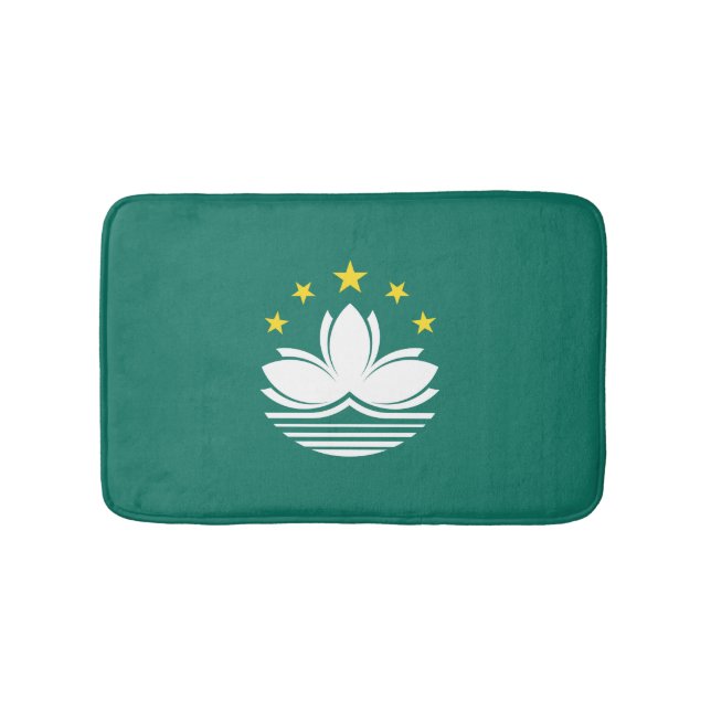 Alfombrilla De Baño Bandera de Macao (Anverso)