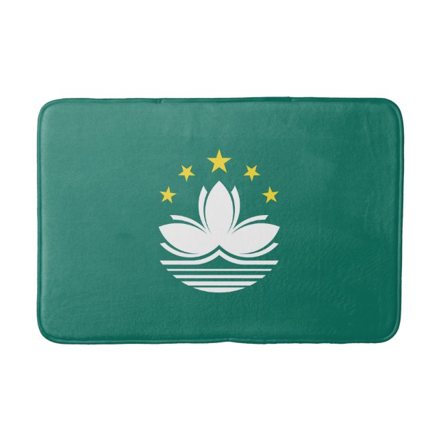 Alfombrilla De Baño Bandera de Macao (Anverso)