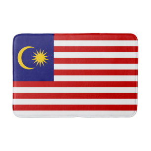 Alfombrilla De Baño Bandera de Malasia