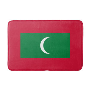 Alfombrilla De Baño Bandera de Maldivas