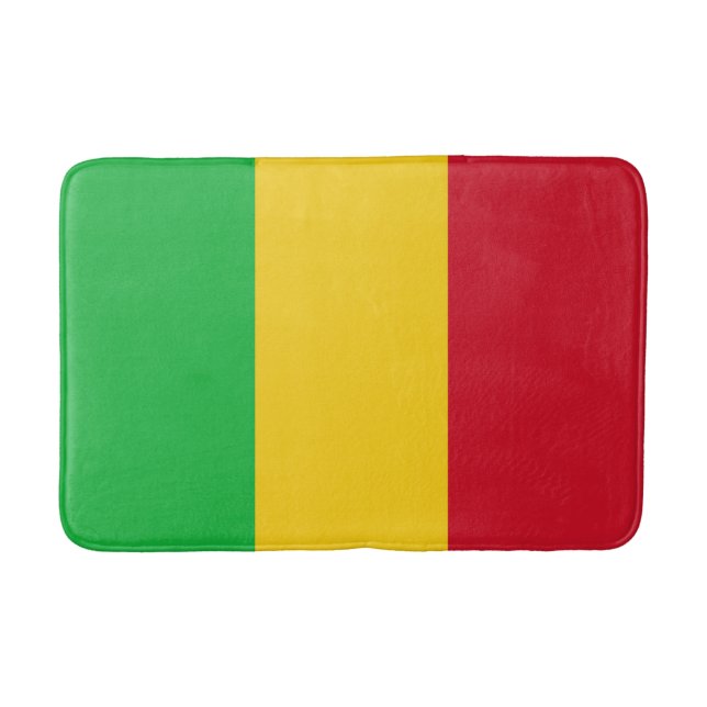 Alfombrilla De Baño Bandera de Malí (Anverso)