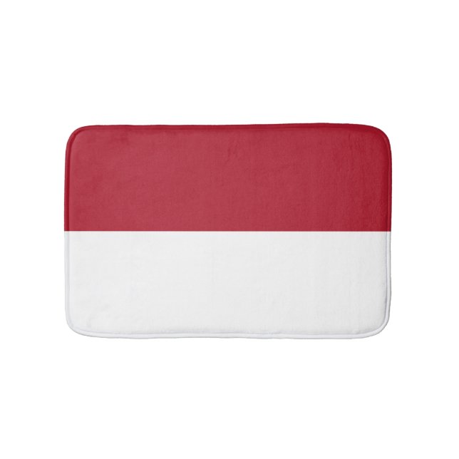 Alfombrilla De Baño Bandera de Mónaco (Anverso)