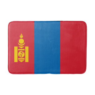 Alfombrilla De Baño Bandera de Mongolia