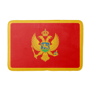 Alfombrilla De Baño Bandera de Montenegro