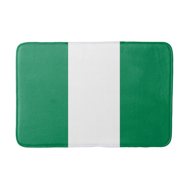 Alfombrilla De Baño Bandera de Nigeria (Anverso)