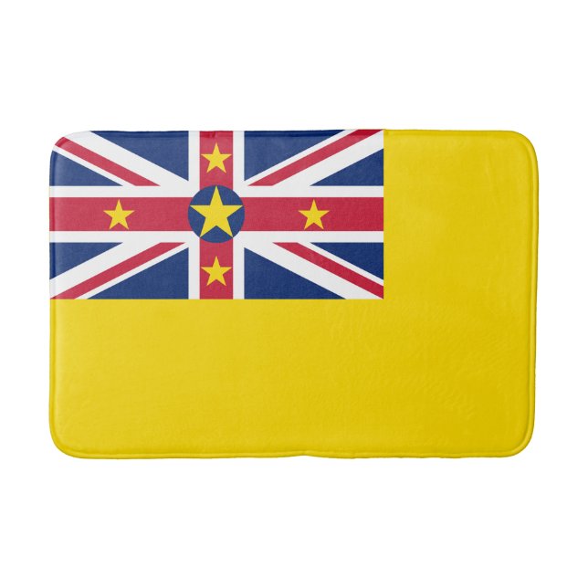 Alfombrilla De Baño Bandera de Niue (Anverso)