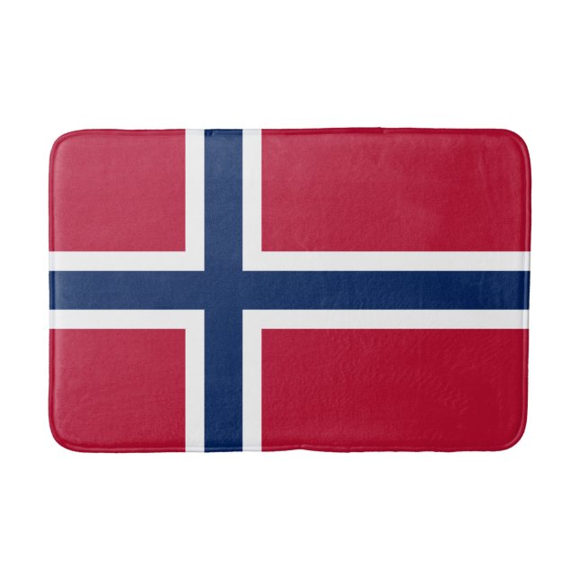 Alfombrilla De Baño Bandera de Noruega (Anverso)