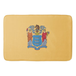 Alfombrilla De Baño Bandera de Nueva Jersey