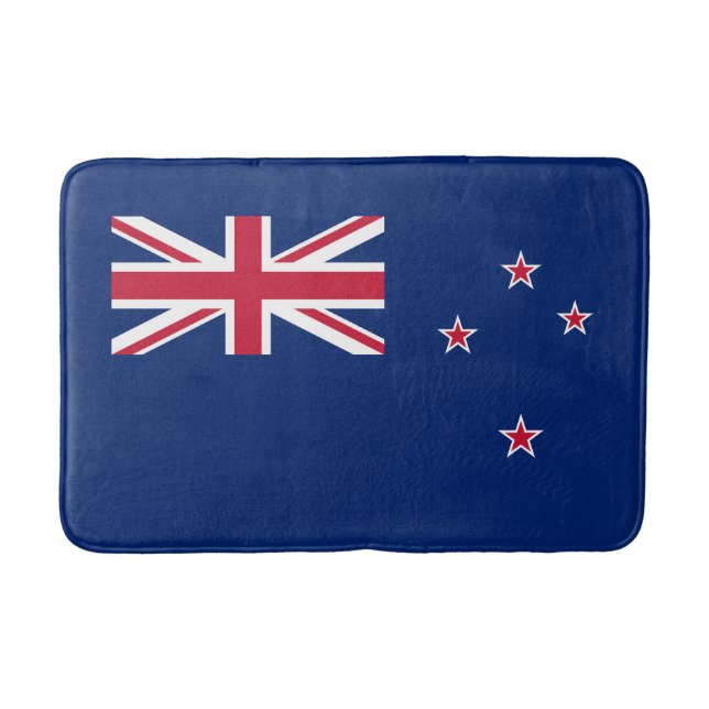Alfombrilla De Baño Bandera de Nueva Zelanda (Anverso)
