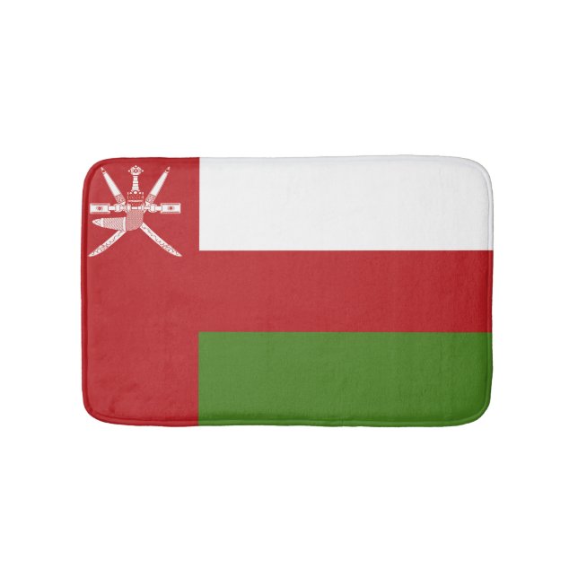 Alfombrilla De Baño Bandera de Omán (Anverso)