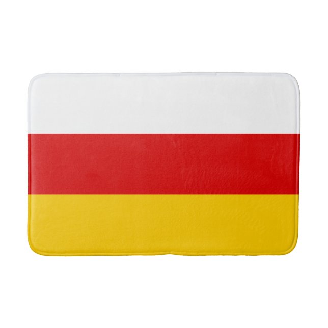 Alfombrilla De Baño Bandera de Osetia del Sur (Anverso)