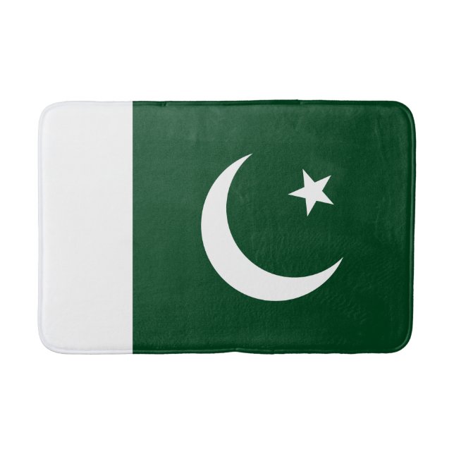 Alfombrilla De Baño Bandera de Pakistán (Anverso)