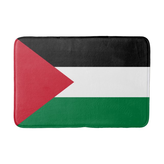 Alfombrilla De Baño Bandera de Palestina (Anverso)
