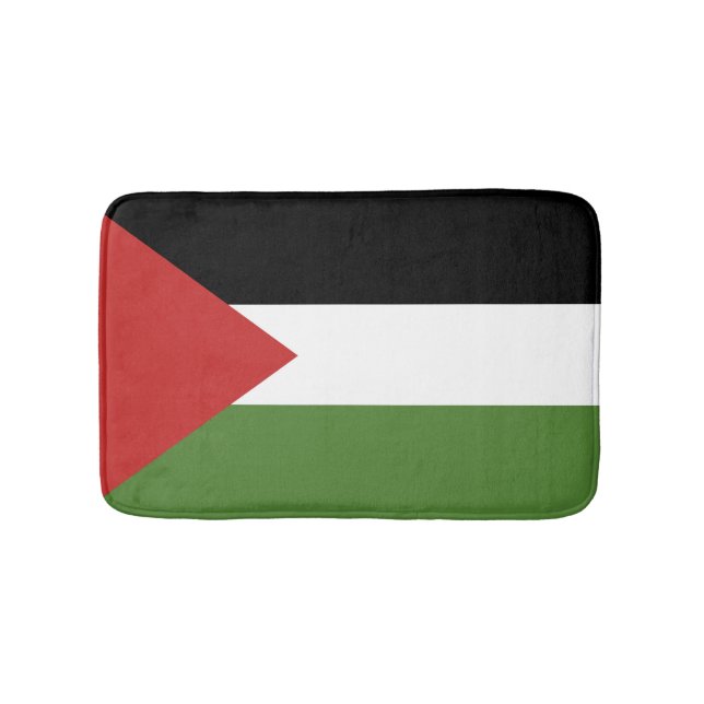 Alfombrilla De Baño Bandera de Palestina (Anverso)