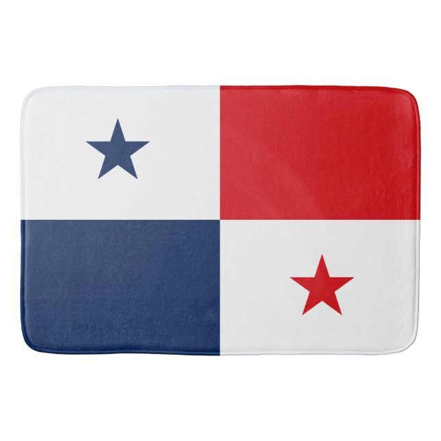 Alfombrilla De Baño Bandera de Panamá (Anverso)