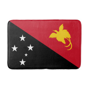 Alfombrilla De Baño Bandera de Papua Nueva Guinea