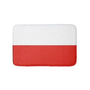 Alfombrilla De Baño Bandera de Polonia
