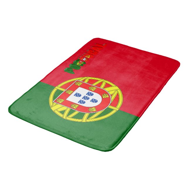Alfombrilla De Baño Bandera de Portugal (Angular)