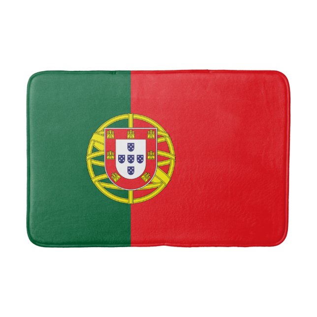 Alfombrilla De Baño Bandera de Portugal (Anverso)