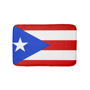 Alfombrilla De Baño Bandera de Puerto Rico