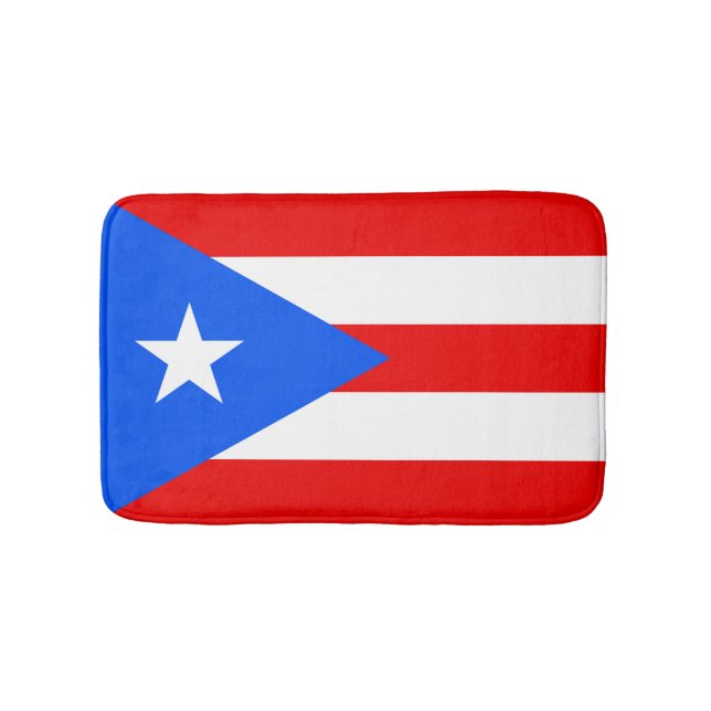 Alfombrilla De Baño Bandera de Puerto Rico (Anverso)
