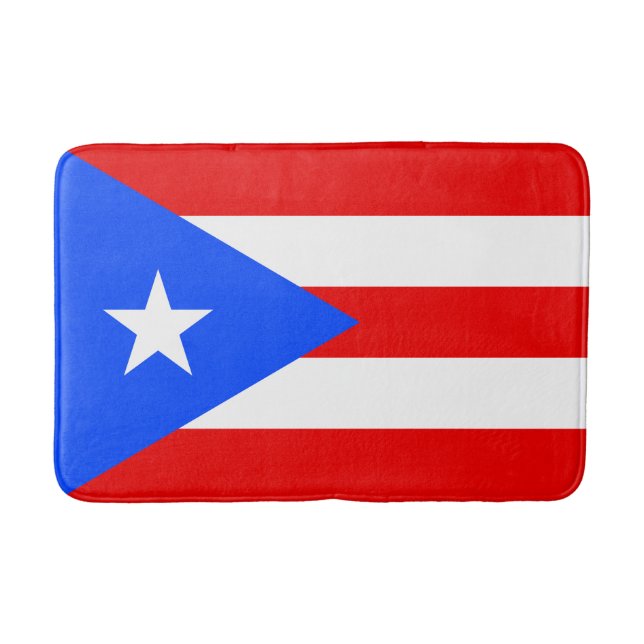 Alfombrilla De Baño Bandera de Puerto Rico (Anverso)