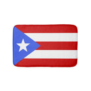 Alfombrilla De Baño Bandera de Puerto Rico