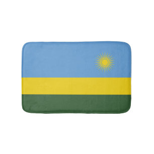 Alfombrilla De Baño Bandera de Ruanda
