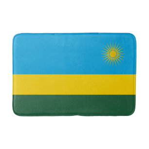 Alfombrilla De Baño Bandera de Ruanda