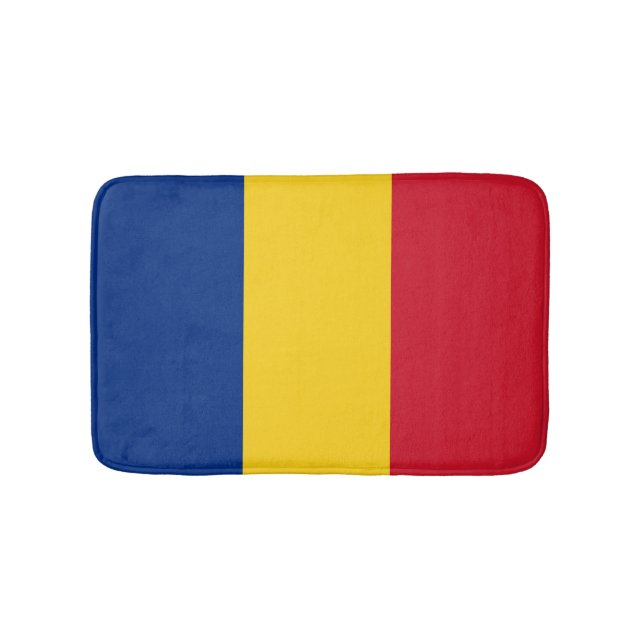 Alfombrilla De Baño Bandera de Rumania (Anverso)